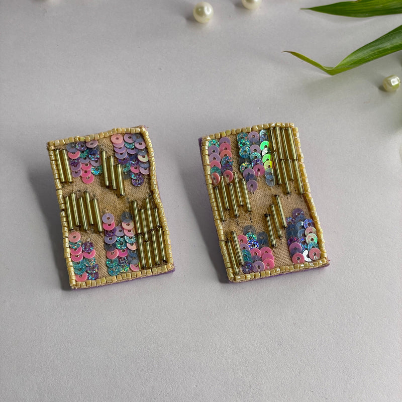 khoj city Handmade Embroidered (Earring ) United By Craft - 589