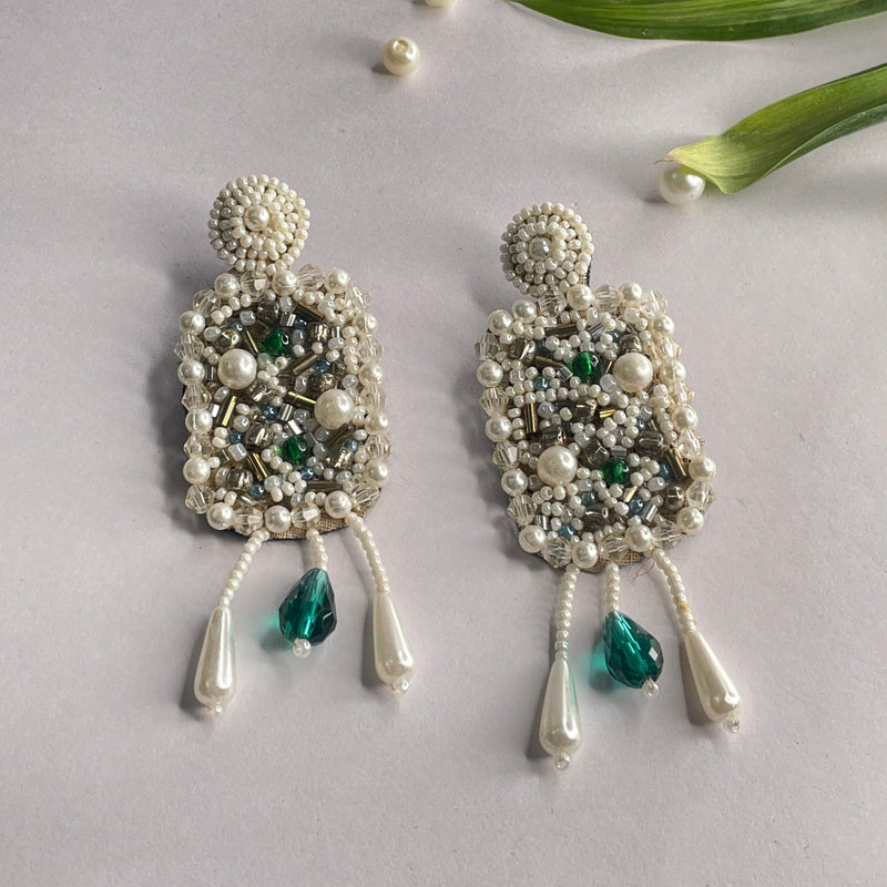 khoj city Handmade Embroidered (Earring ) United By Craft - 591