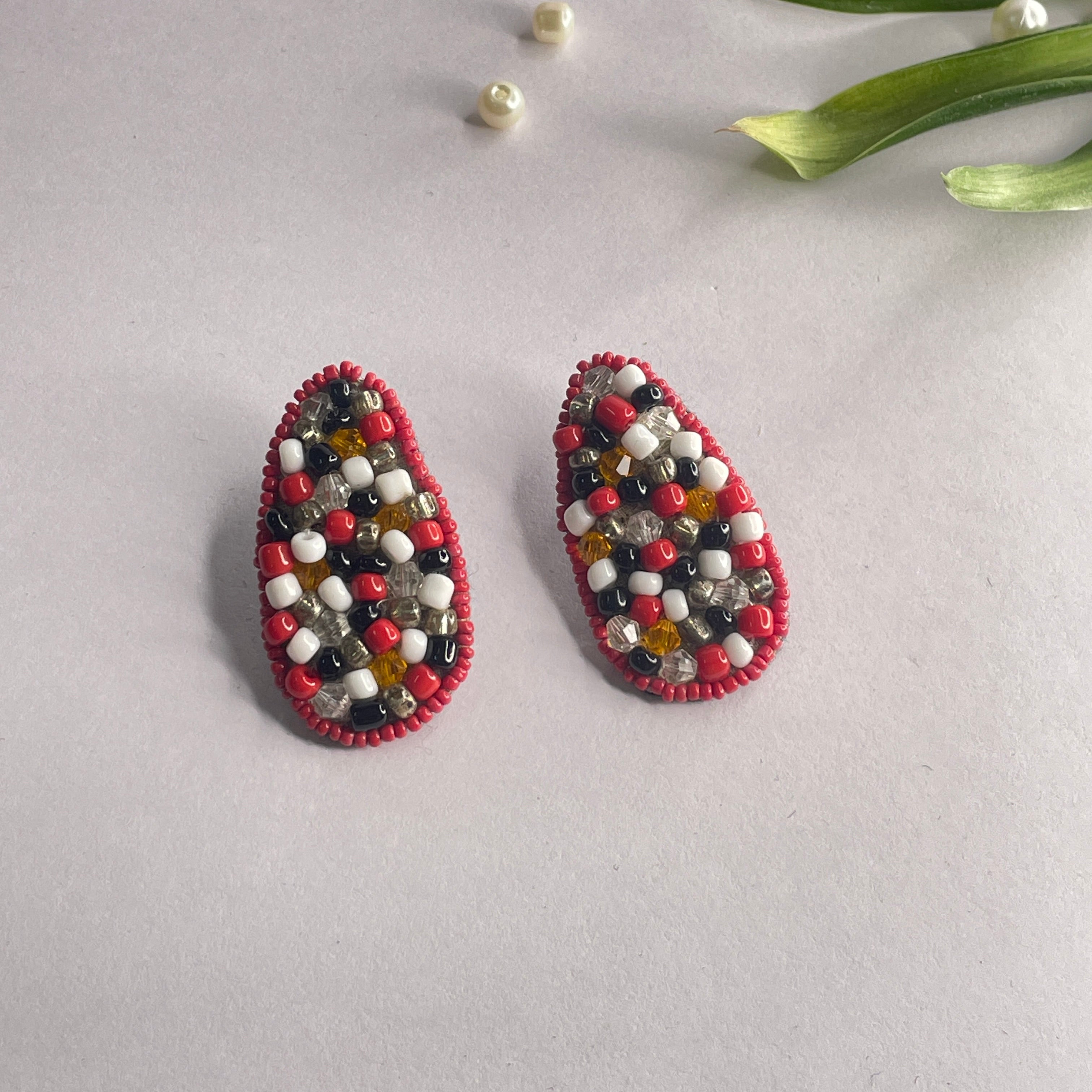 khoj city Handmade Embroidered (Earring ) United By Craft - 594