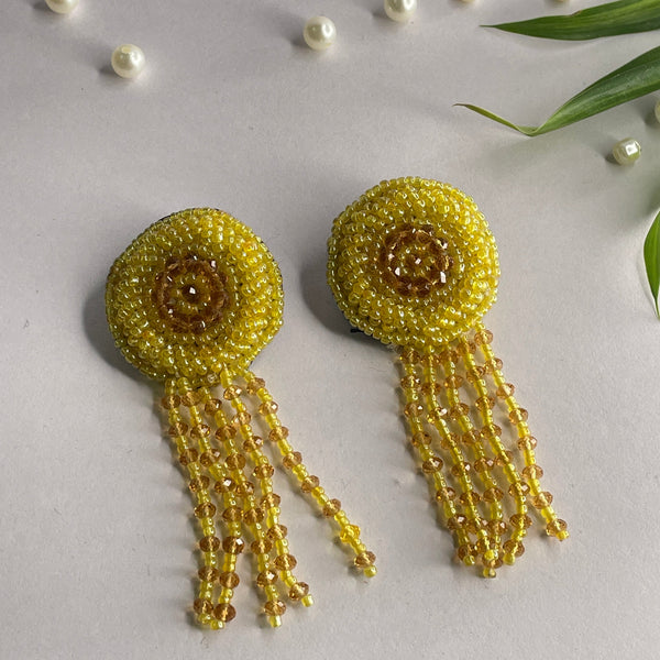 khoj city Handmade Embroidered (Earring ) United By Craft - 597