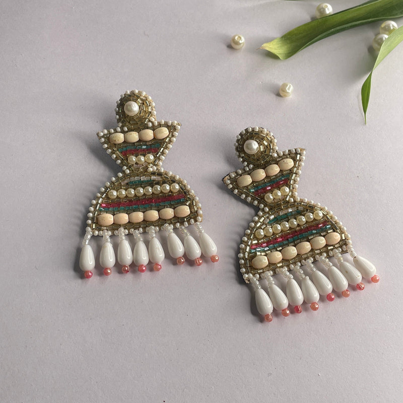 khoj city Handmade Embroidered (Earring ) United By Craft - 601