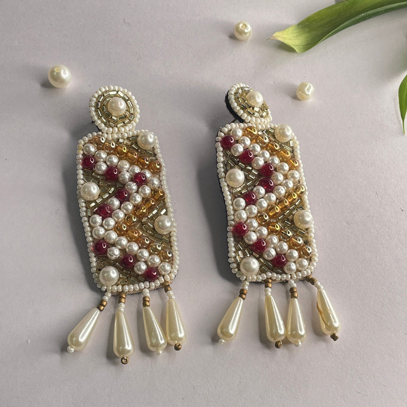 khoj city Handmade Embroidered (Earring ) United By Craft - 607