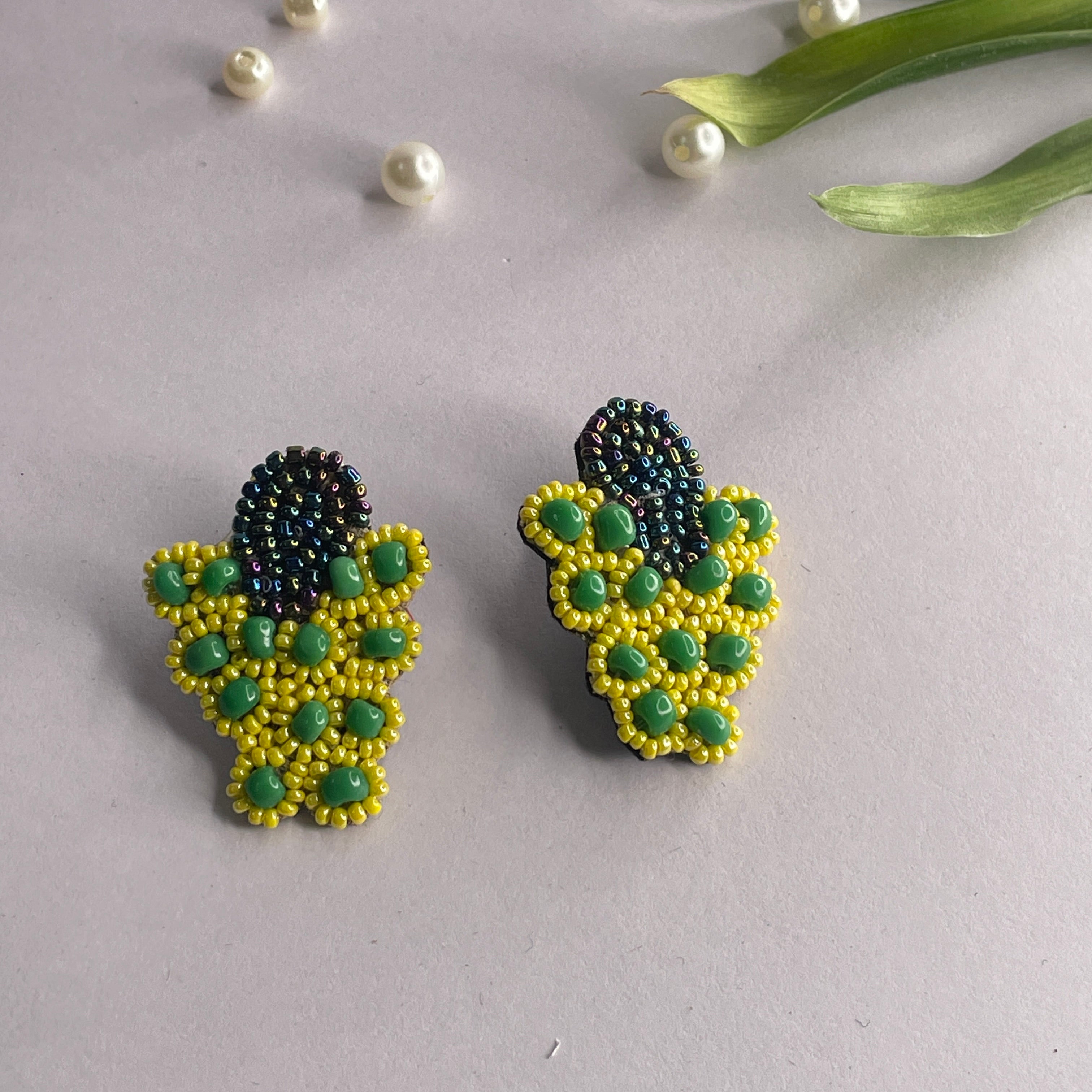 khoj city Handmade Embroidered (Earring ) United By Craft - 610