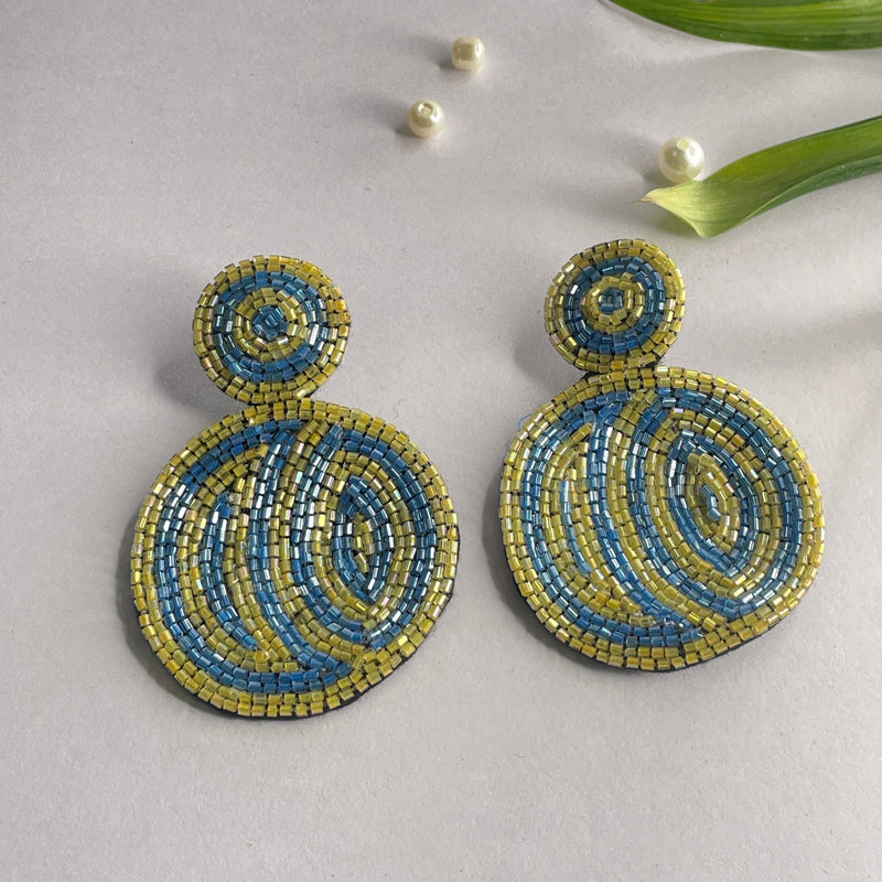 khoj city Handmade Embroidered (Earring ) United By Craft - 618