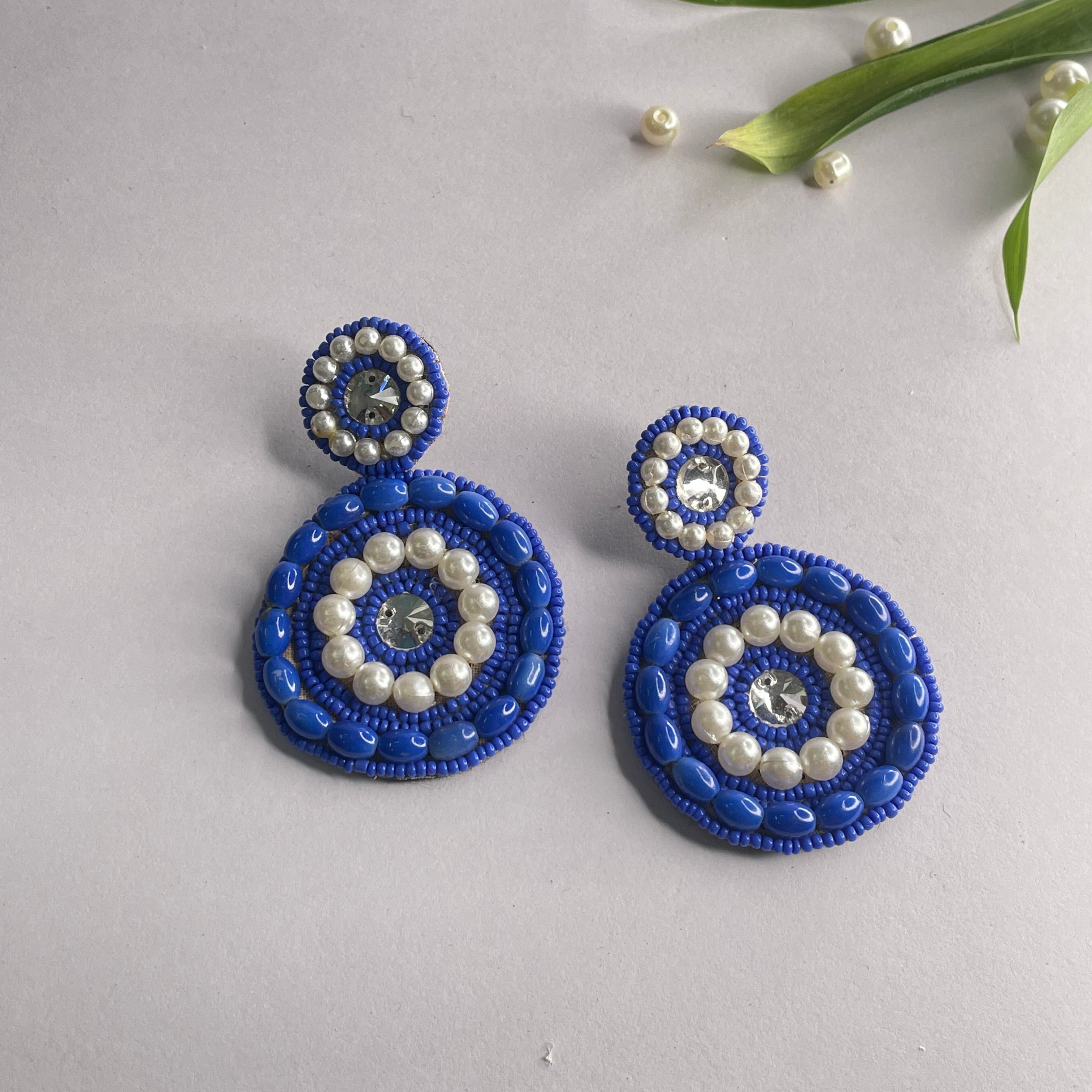 khoj city Handmade Embroidered (Earring ) United By Craft - 625