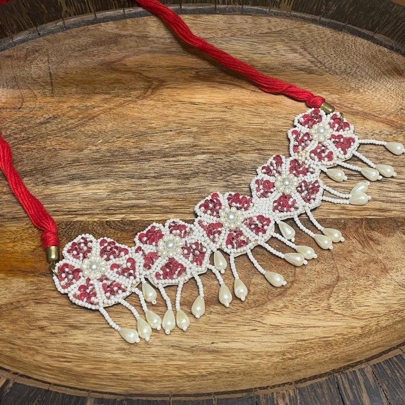 khoj city Handmade Embroidered  (Necklace ) UNITED BY CRAFT - 206