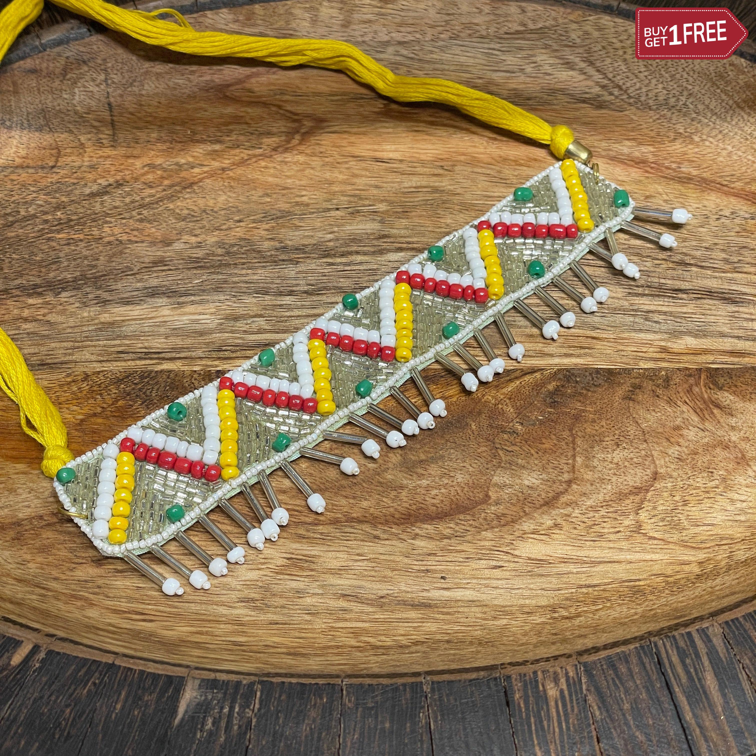 khoj city Handmade Embroidered (Necklace ) UNITED BY CRAFT - 215