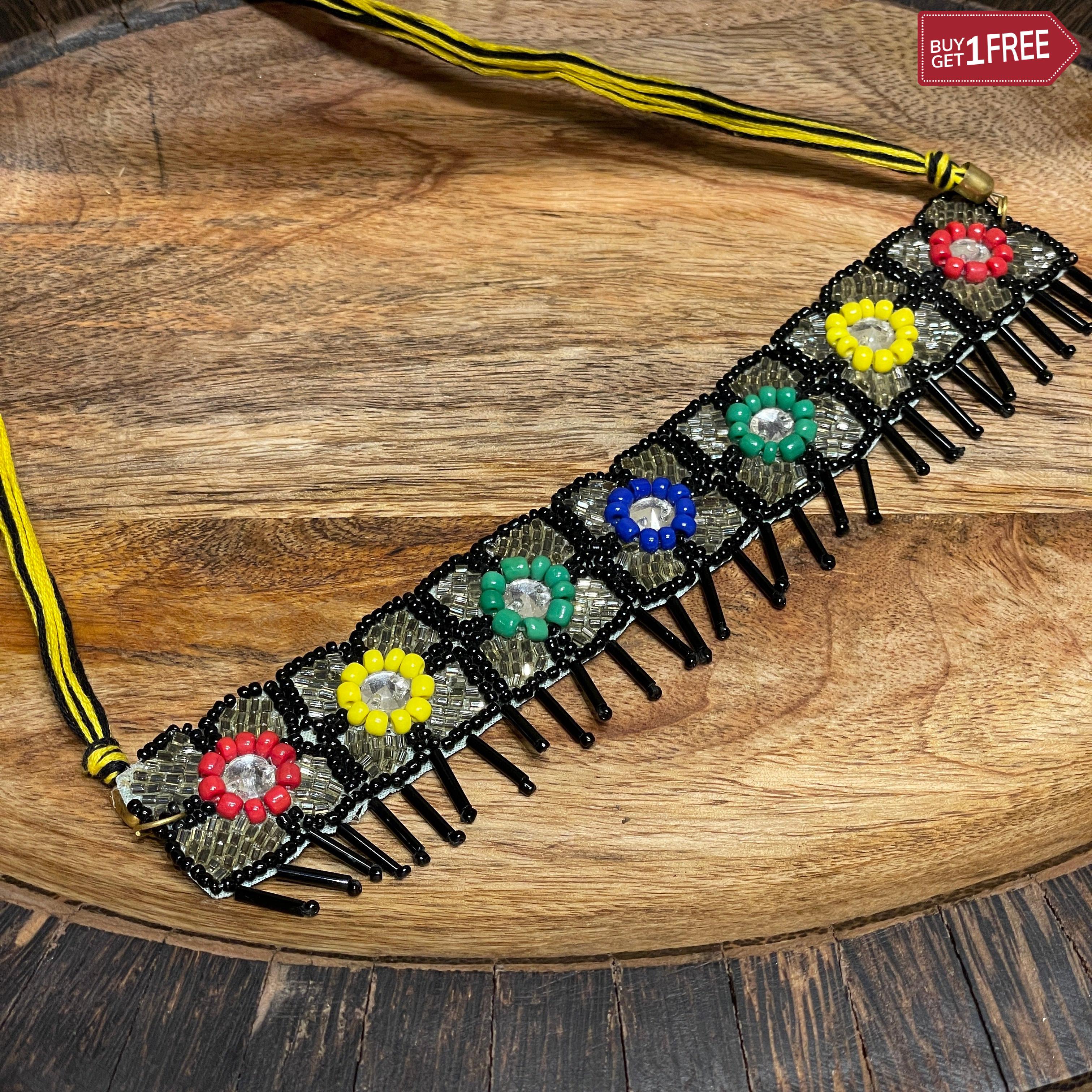 khoj city Handmade Embroidered  (Necklace ) UNITED BY CRAFT - 217