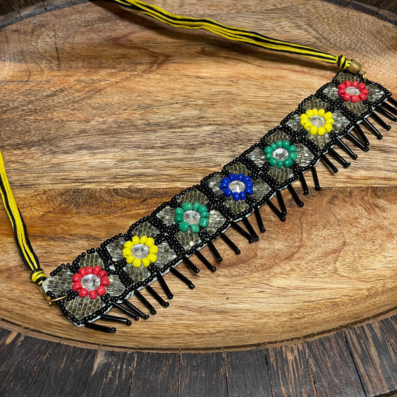 khoj city Handmade Embroidered  (Necklace ) UNITED BY CRAFT - 217