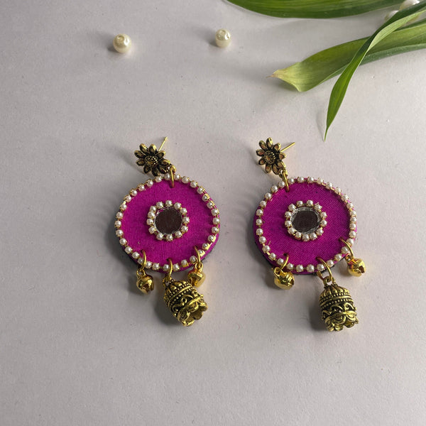 khoj city Handmade Oxidised Charms Jewellery (Earrings) - 033