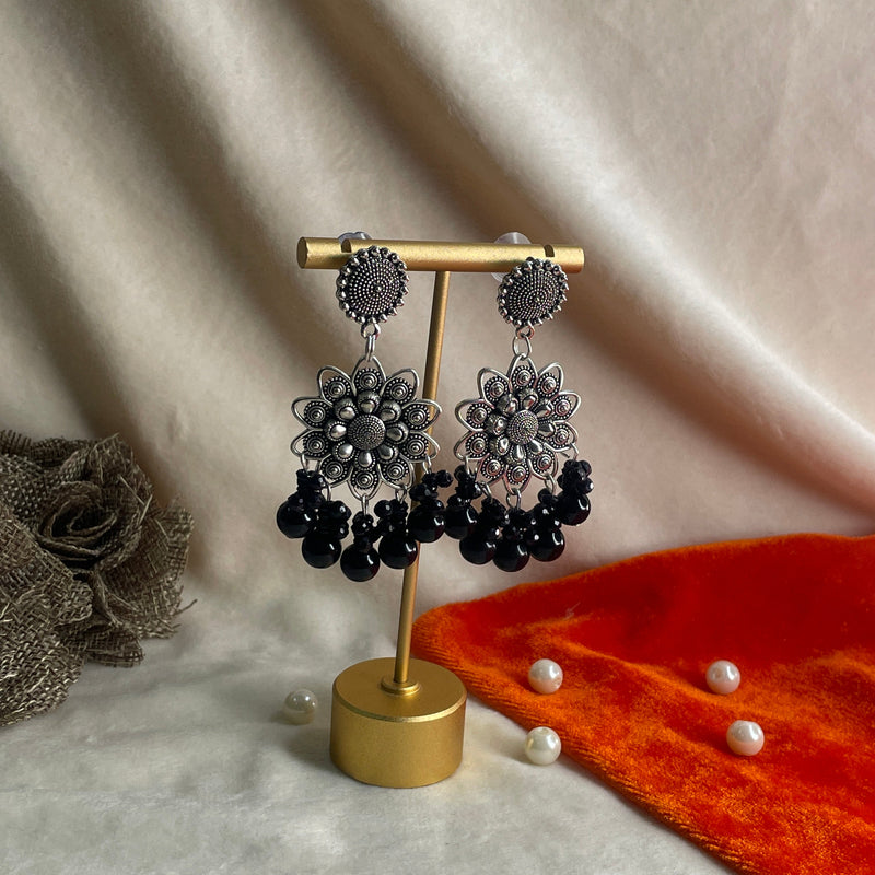 khoj city Handmade Oxidised Charms Jewellery (Earrings) - 046