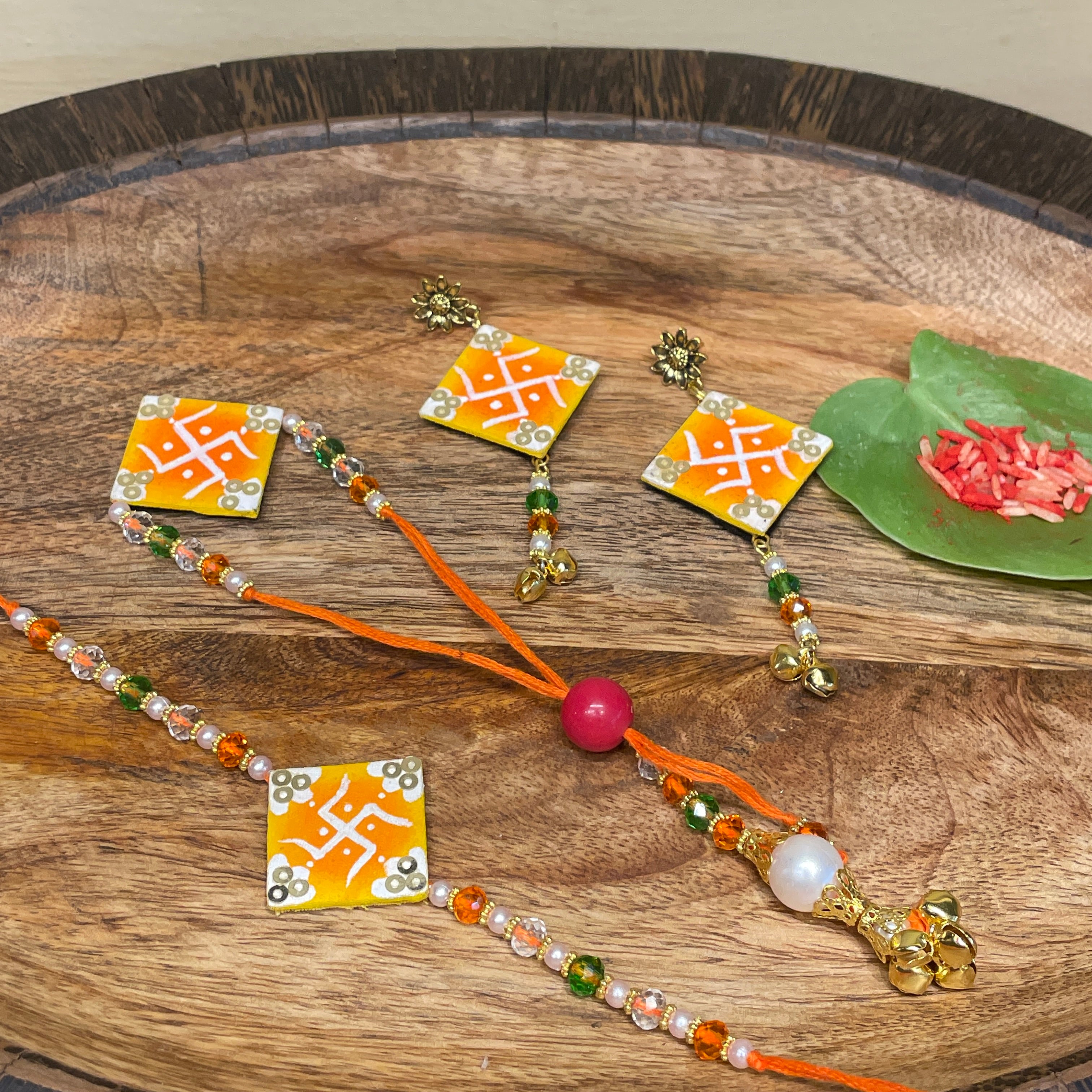 khoj city Handmade Rakhi Hamper - 017