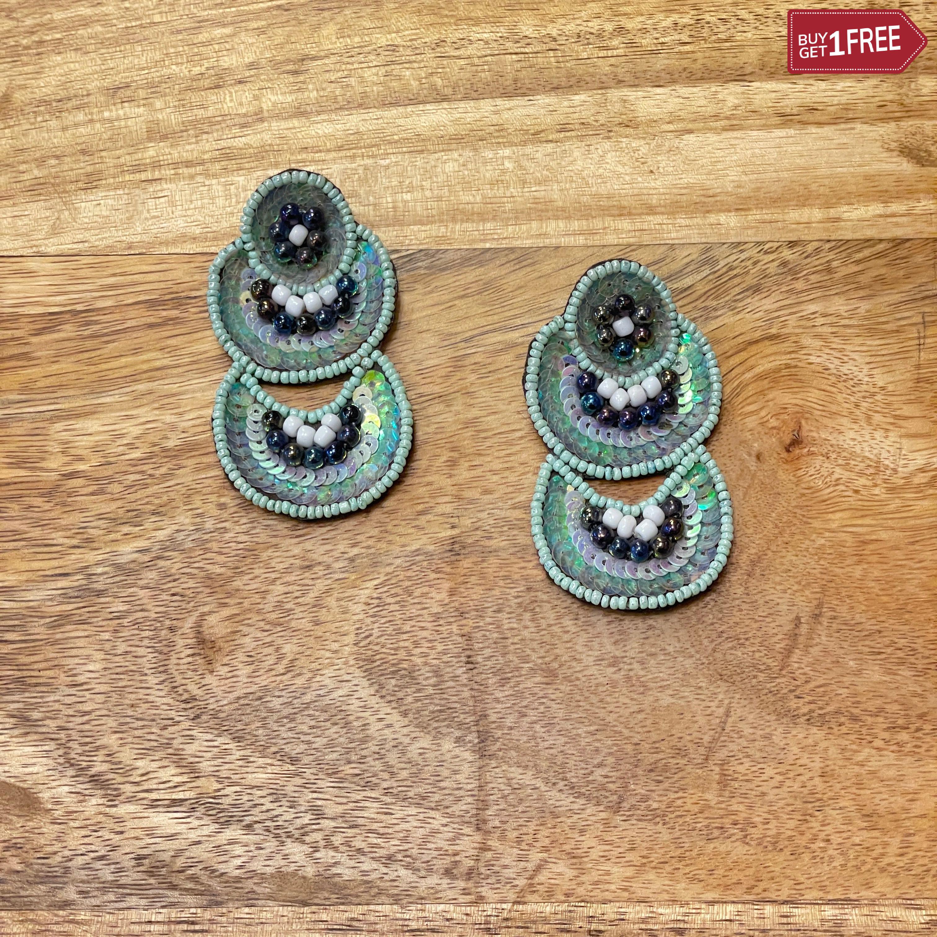 khoj city Handpainted (Earring )  United By Craft - 028