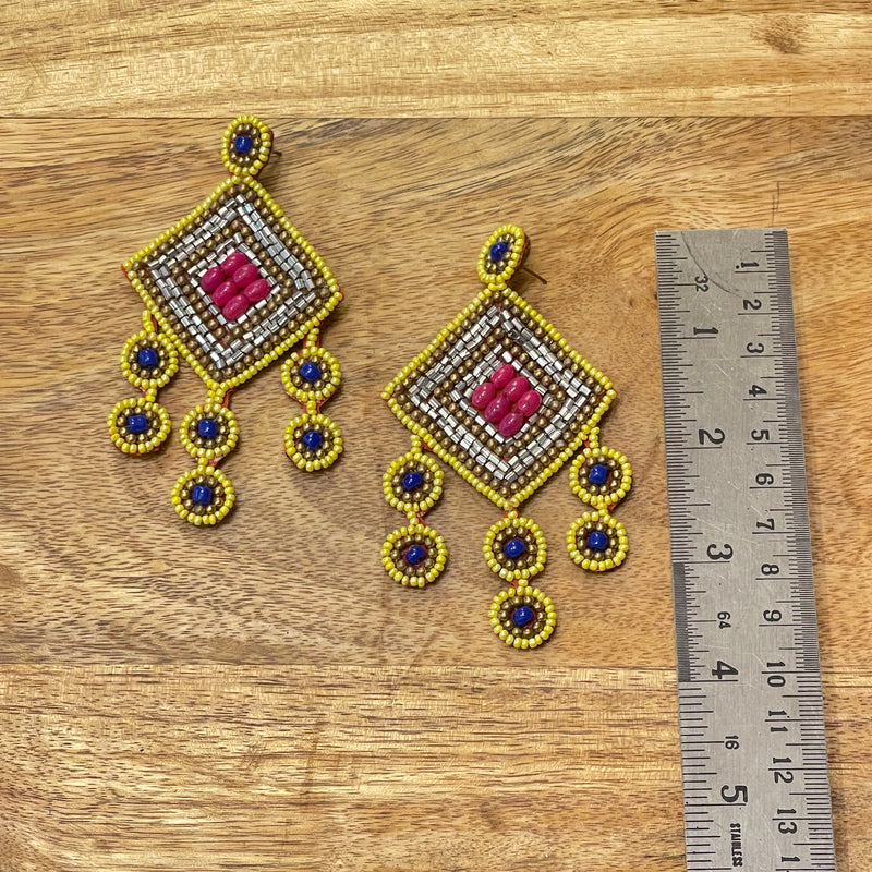 khoj city Handpainted (Earring )  United By Craft - 044