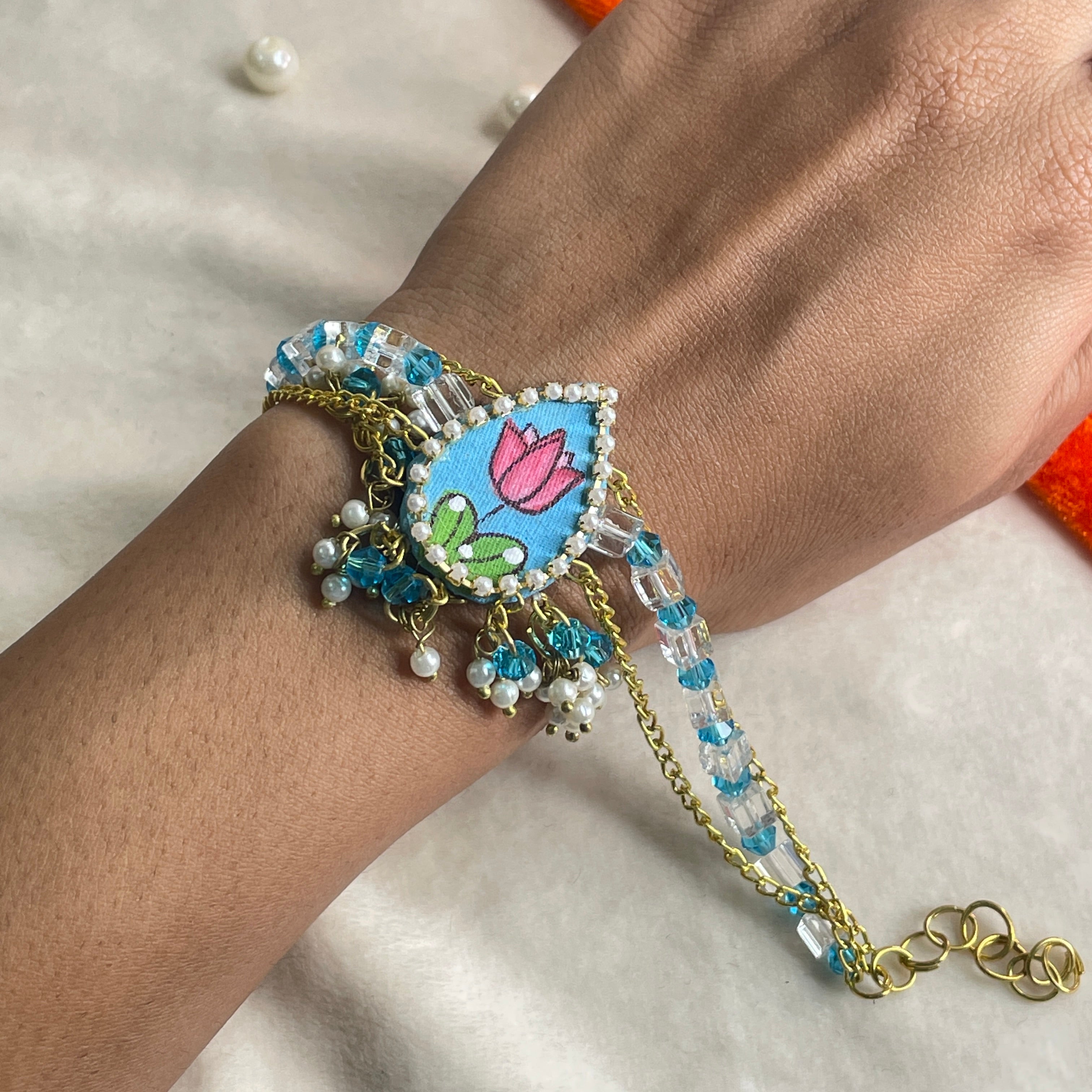 khoj city Handpainted Jewellery (Bracelet) Code - 003