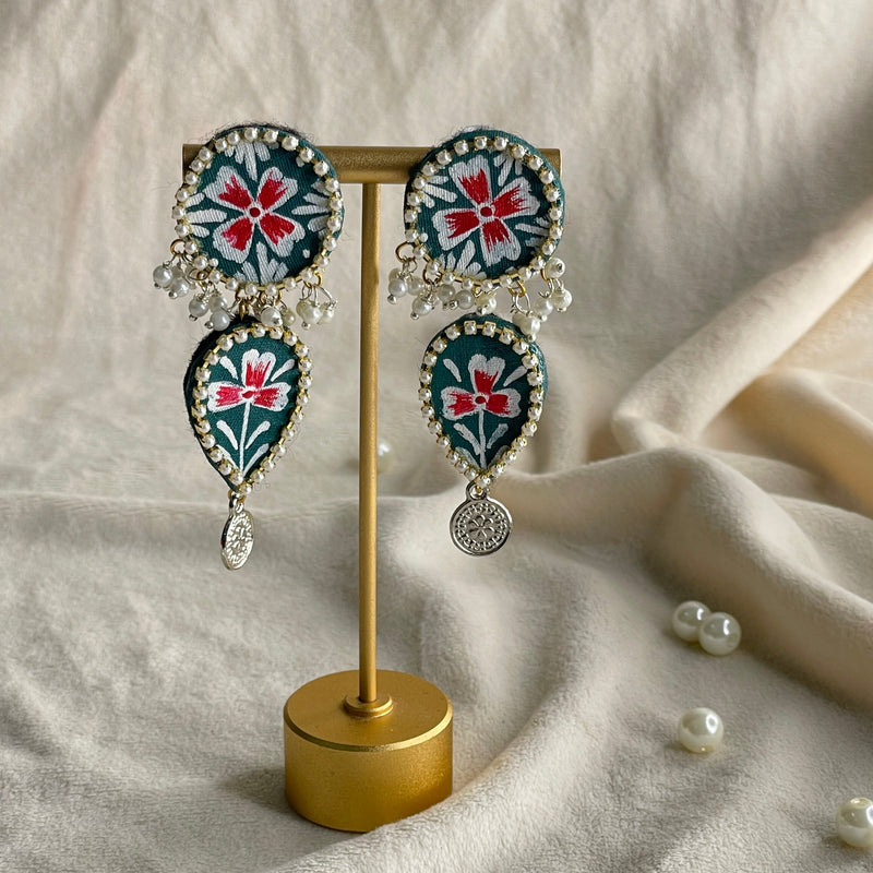 khoj city Handpainted Jewellery (Earring ) code - 010