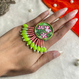 khoj city Handpainted Jewellery (Ring) Code - 010