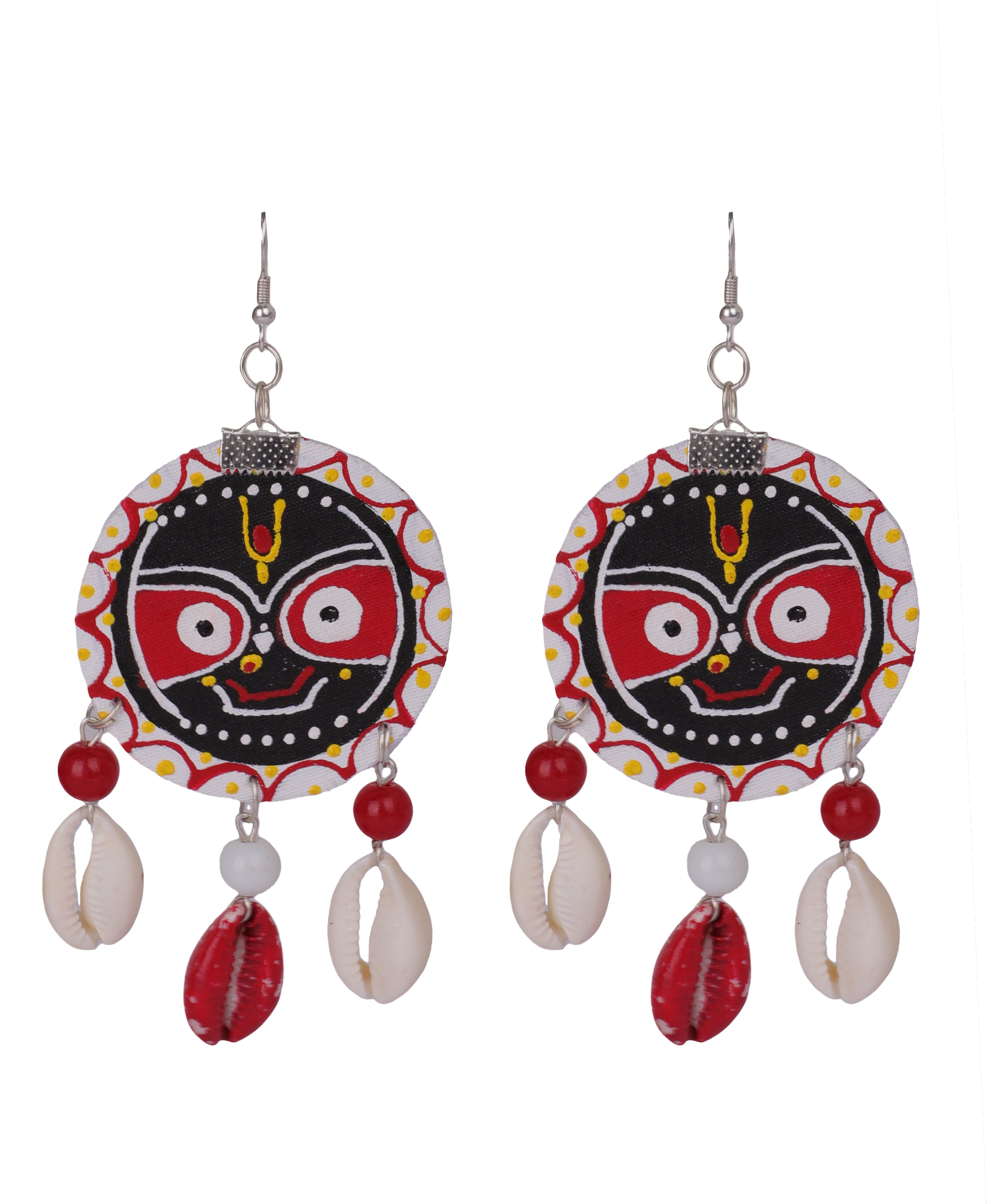 khoj city Jagabandhu Traditional Multi Color Hand Painted Drop (Earrings) HP-ER-079