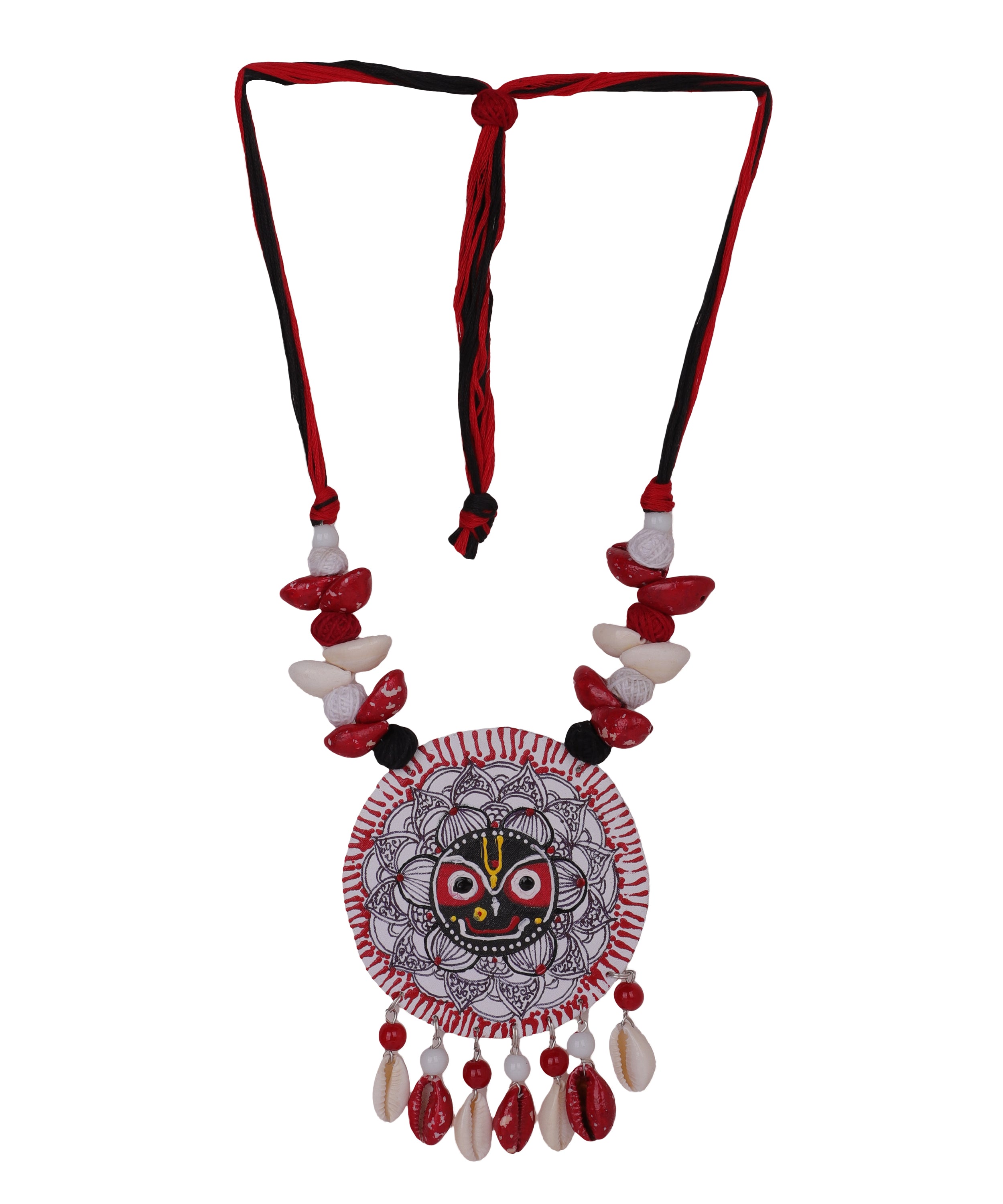 khoj city Jagabandhu Traditional Multi Color Hand Painted (Necklace) HP-NP-126