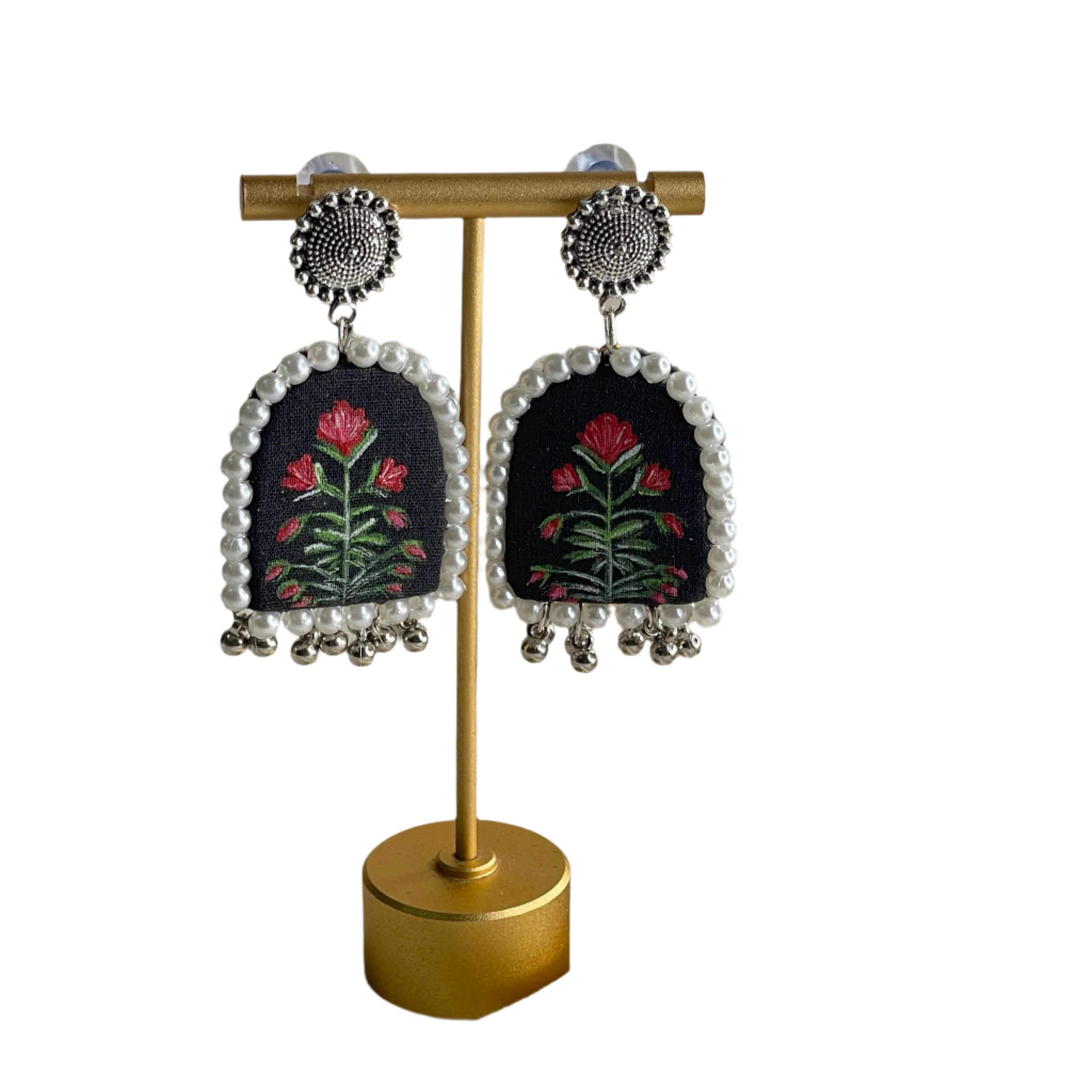 khoj city Jharokha Traditional Multi Color Hand Painted Drop (Earrings) HP-ER-067