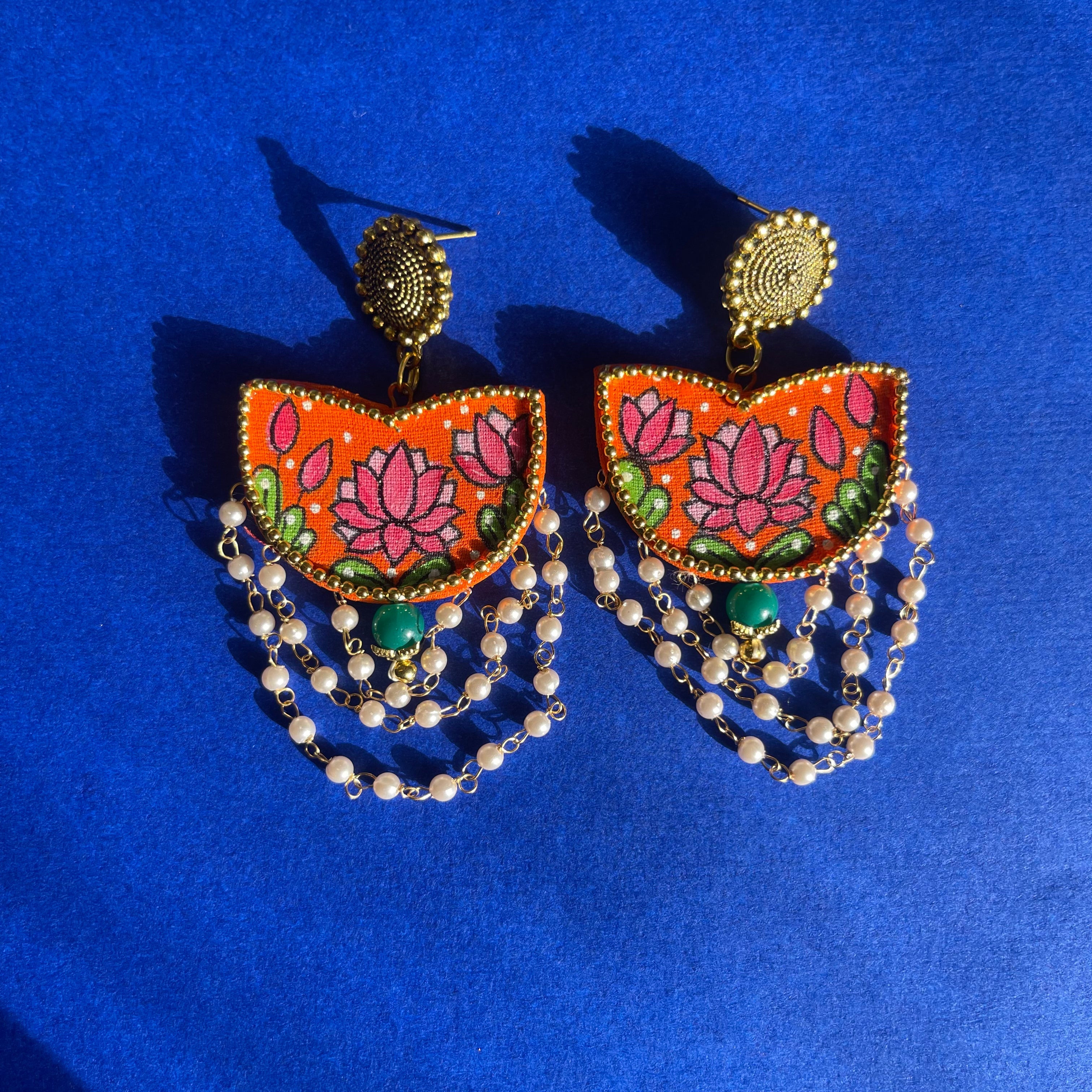 khoj city Kaatyayani Handpainted (Earrings)