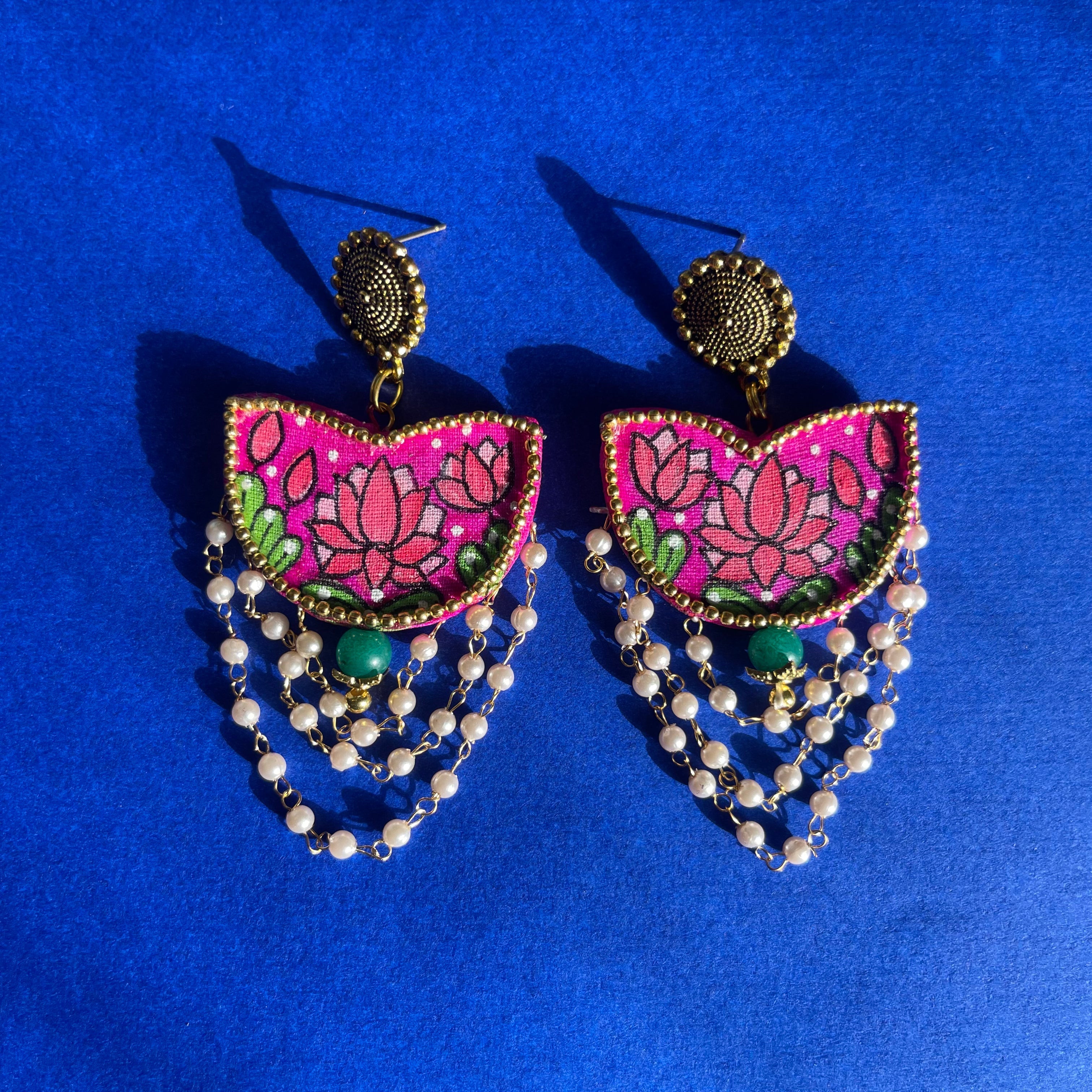 khoj city Kaatyayani Handpainted (Earrings)