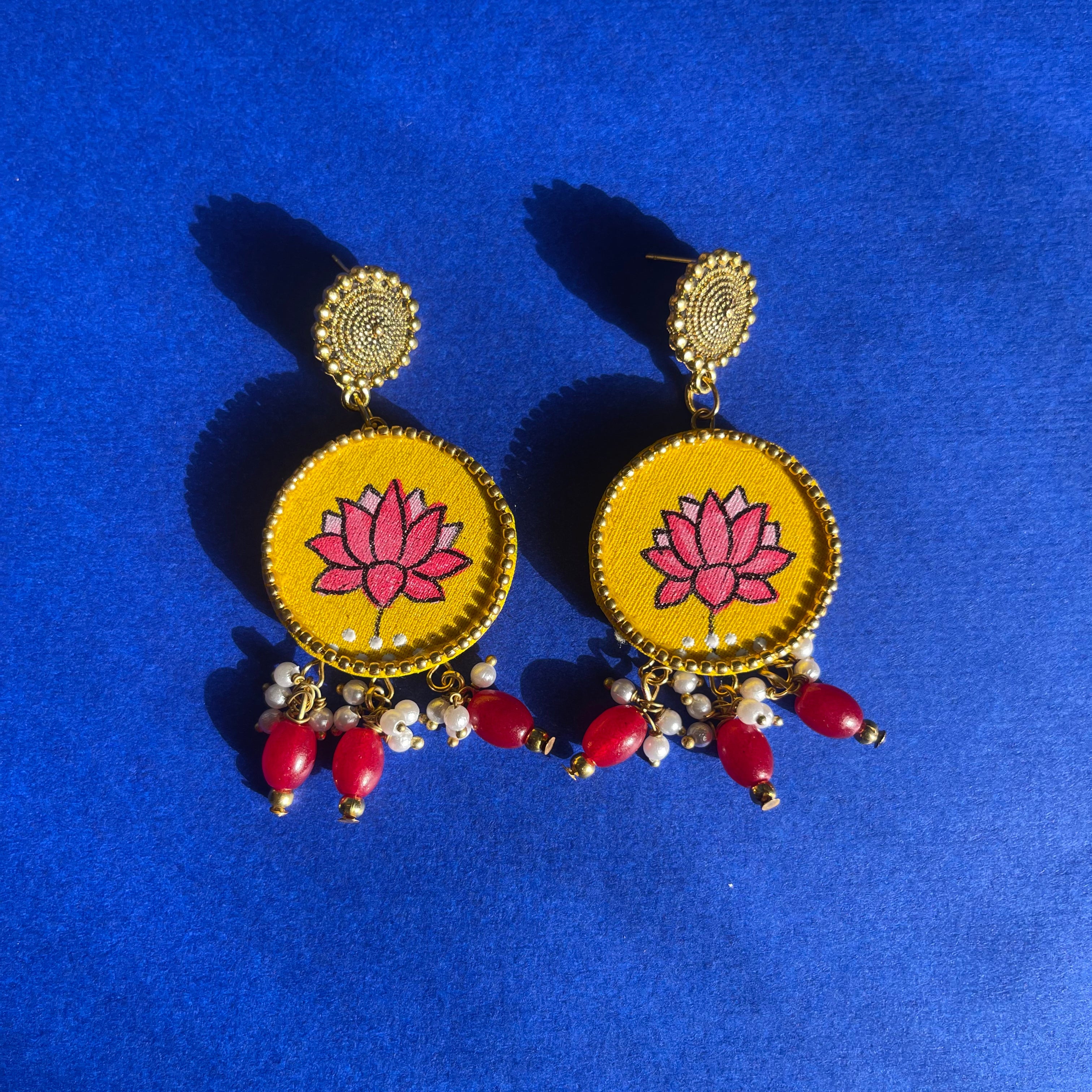 khoj city Meera Handpainted (Earrings)