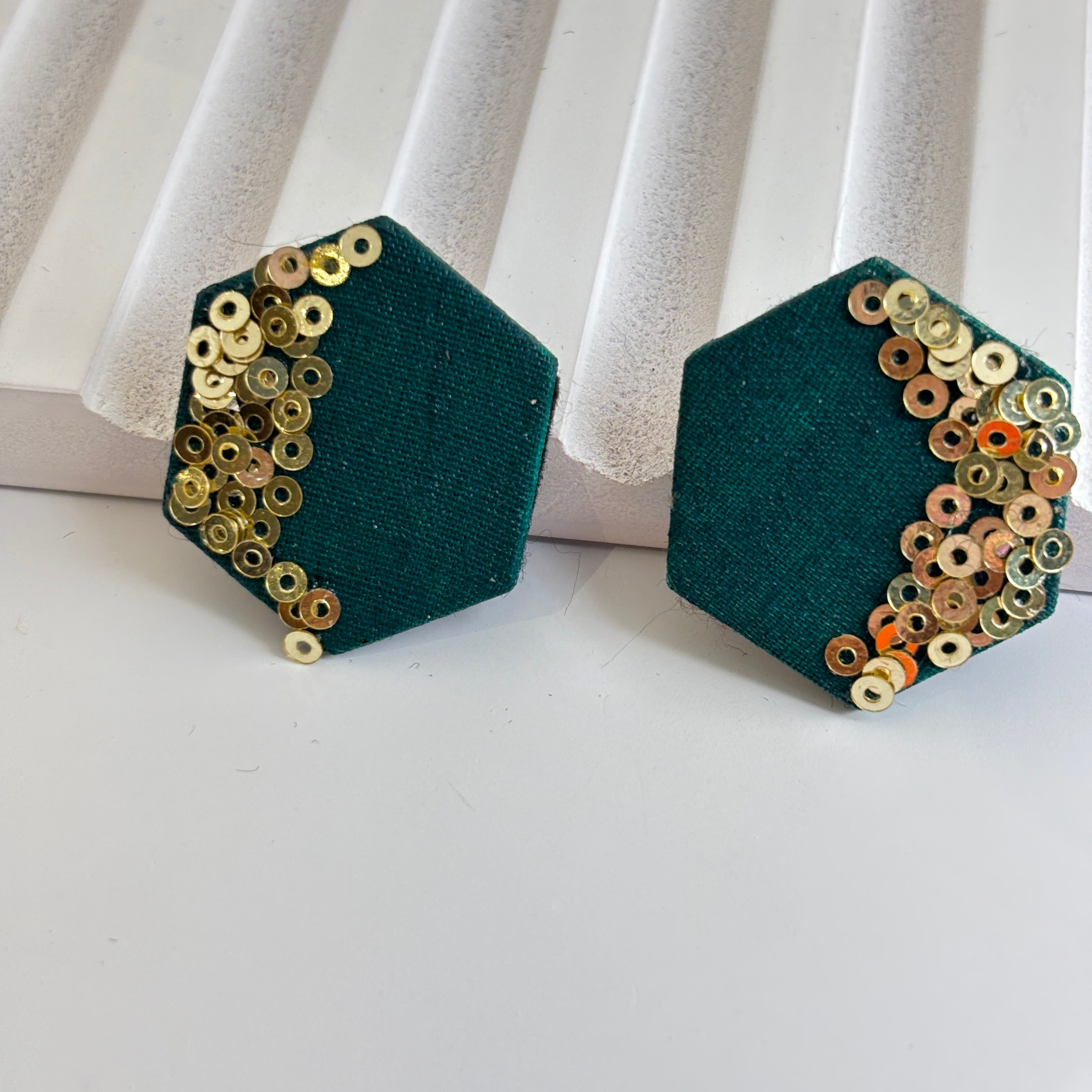 khoj city Mini Classic Multi Color Hand Painted Stud (Earrings) HP-ER-238