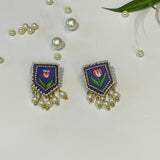 khoj city Mini Studs Handpainted (Earring) - 001