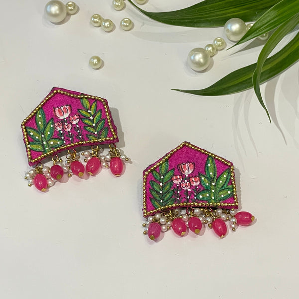 khoj city Mini Studs Handpainted (Earring) - 010