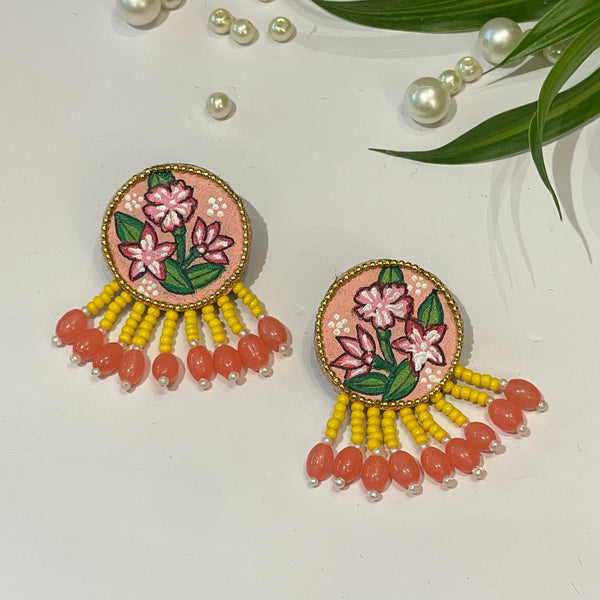 khoj city Mini Studs Handpainted (Earring) - 011