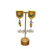 khoj city Mini Studs Handpainted (Earring) - 018