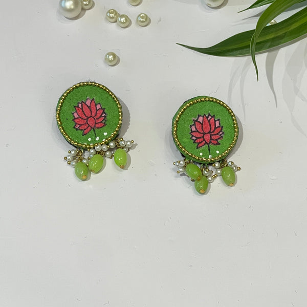 khoj city Mini Studs Handpainted (Earring) - 019