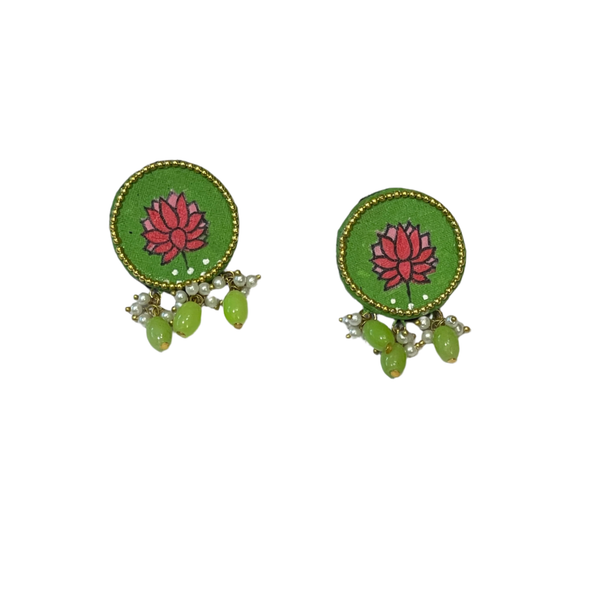 khoj city Mini Studs Handpainted (Earring) - 019