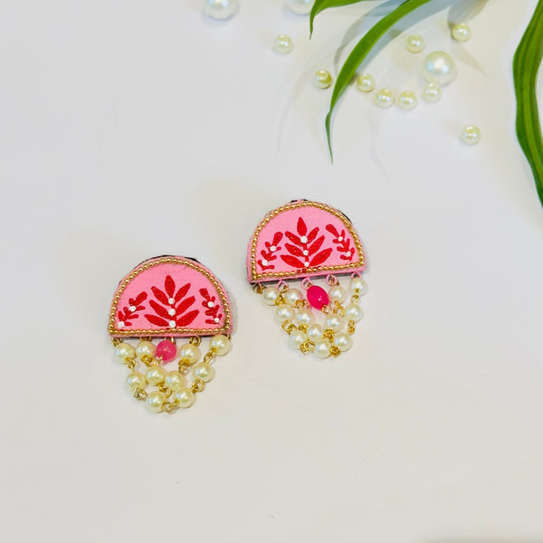 khoj city Mini Studs Handpainted (Earring) - 025