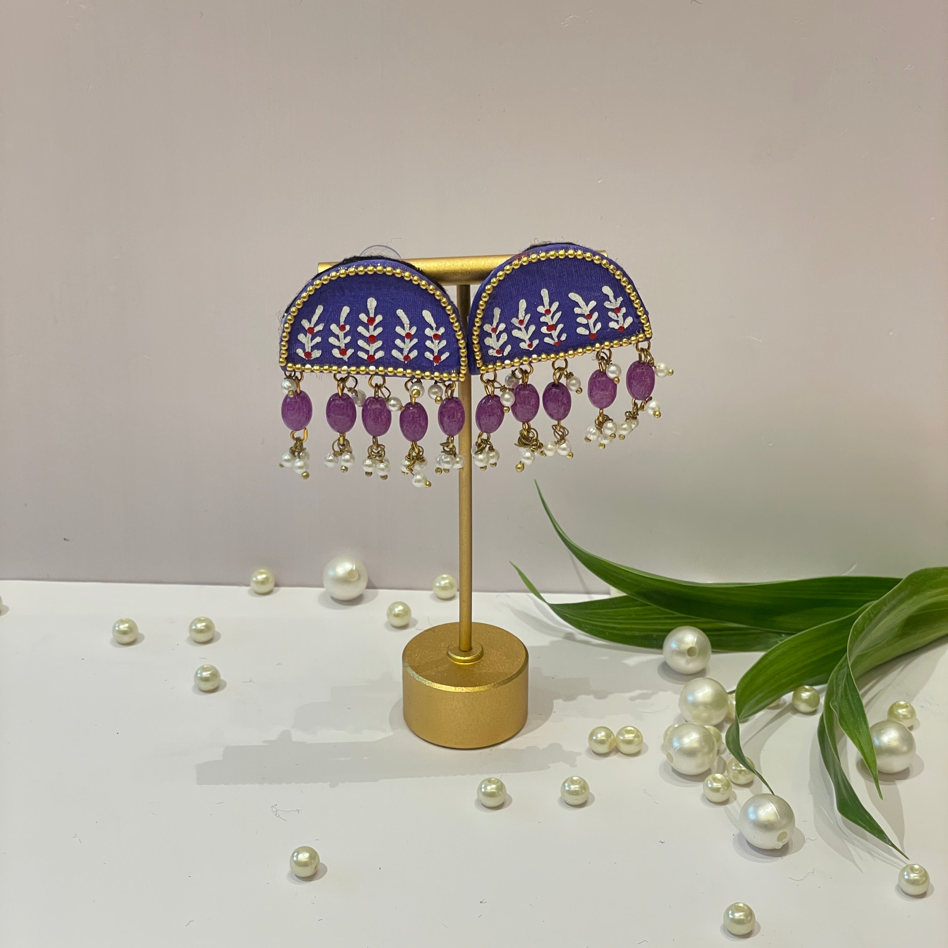 khoj city Mini Studs Handpainted (Earring) - 027