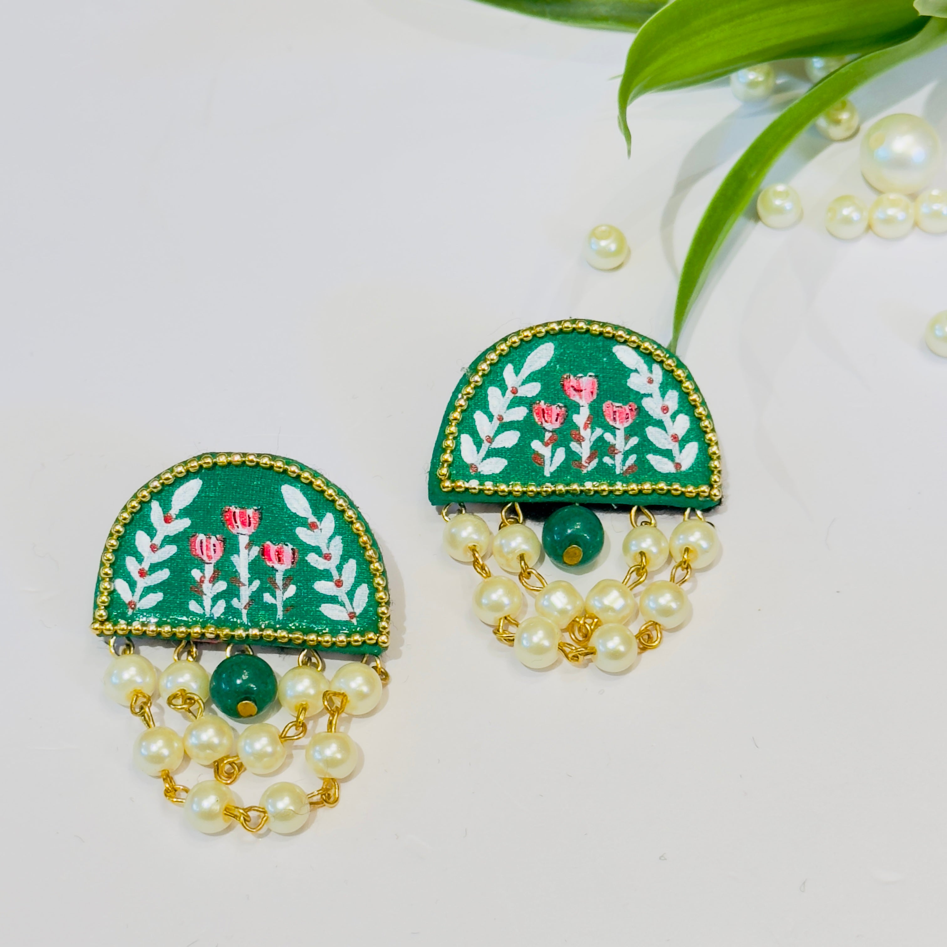 khoj city Mini Studs Handpainted (Earring) - 028