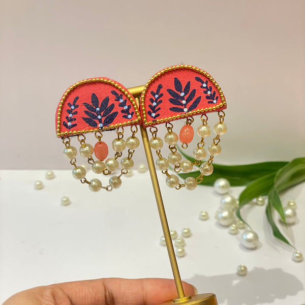 khoj city Mini Studs Handpainted (Earring) - 029