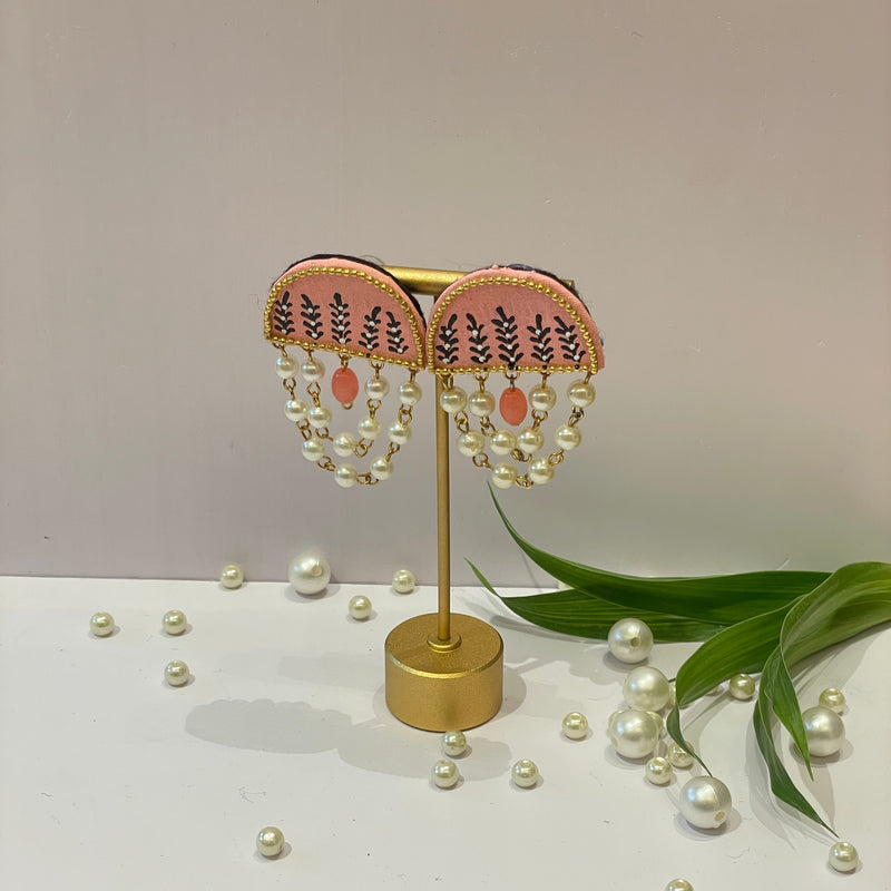 khoj city Mini Studs Handpainted (Earring) - 030