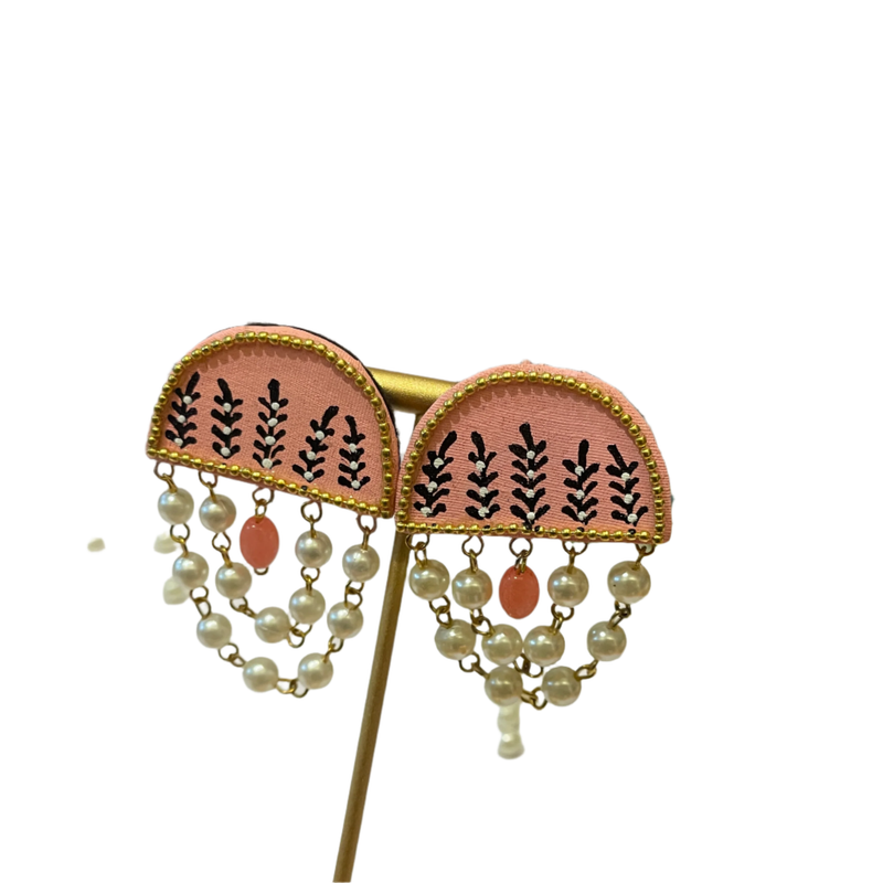 khoj city Mini Studs Handpainted (Earring) - 030