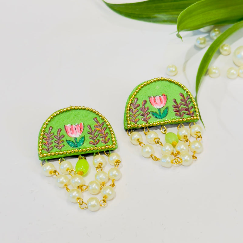 khoj city Mini Studs Handpainted (Earring) - 031