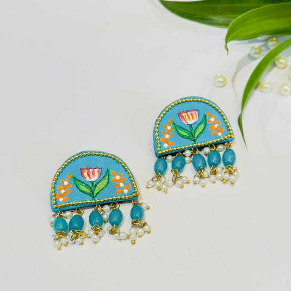 khoj city Mini Studs Handpainted (Earring) - 032