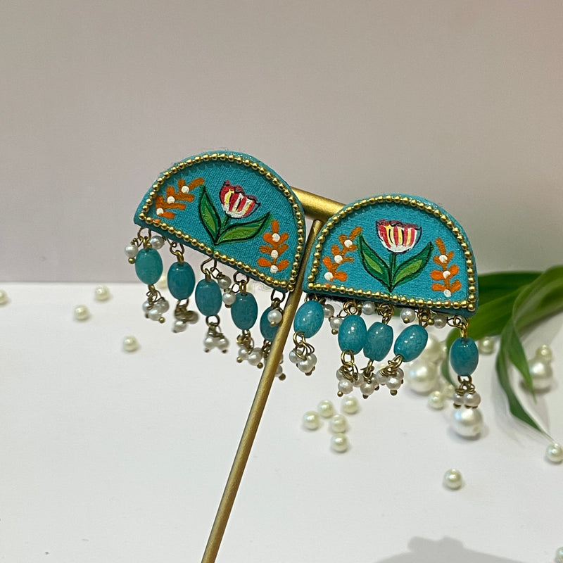 khoj city Mini Studs Handpainted (Earring) - 032