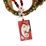 khoj city Mumbai cha Ganesha (Handpainted Necklace) - 030