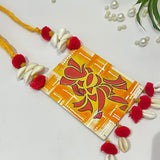 khoj city Mumbai cha Ganesha (Handpainted Necklace) - 054