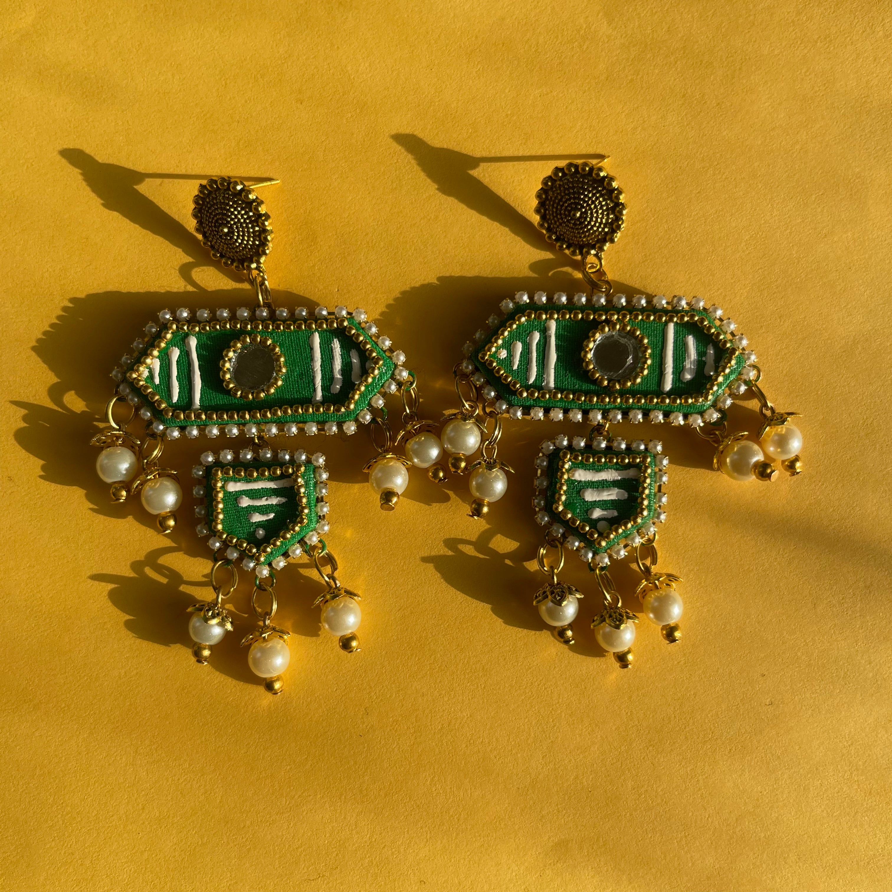 khoj city Nalini Handpainted (Earrings)