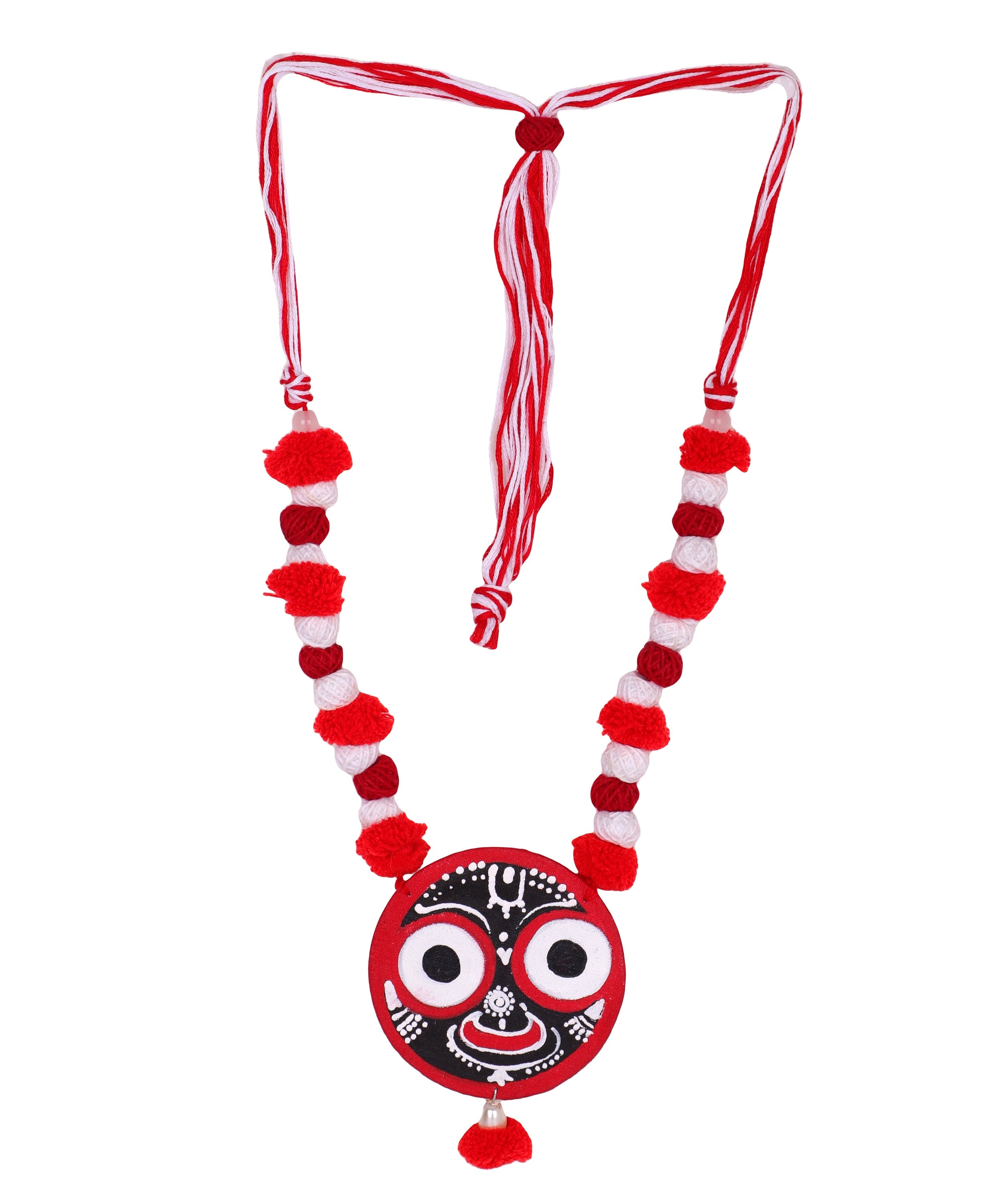 khoj city Narayana Jagannath Traditional Multi Color Hand Painted (Necklace Set) HP-NP-