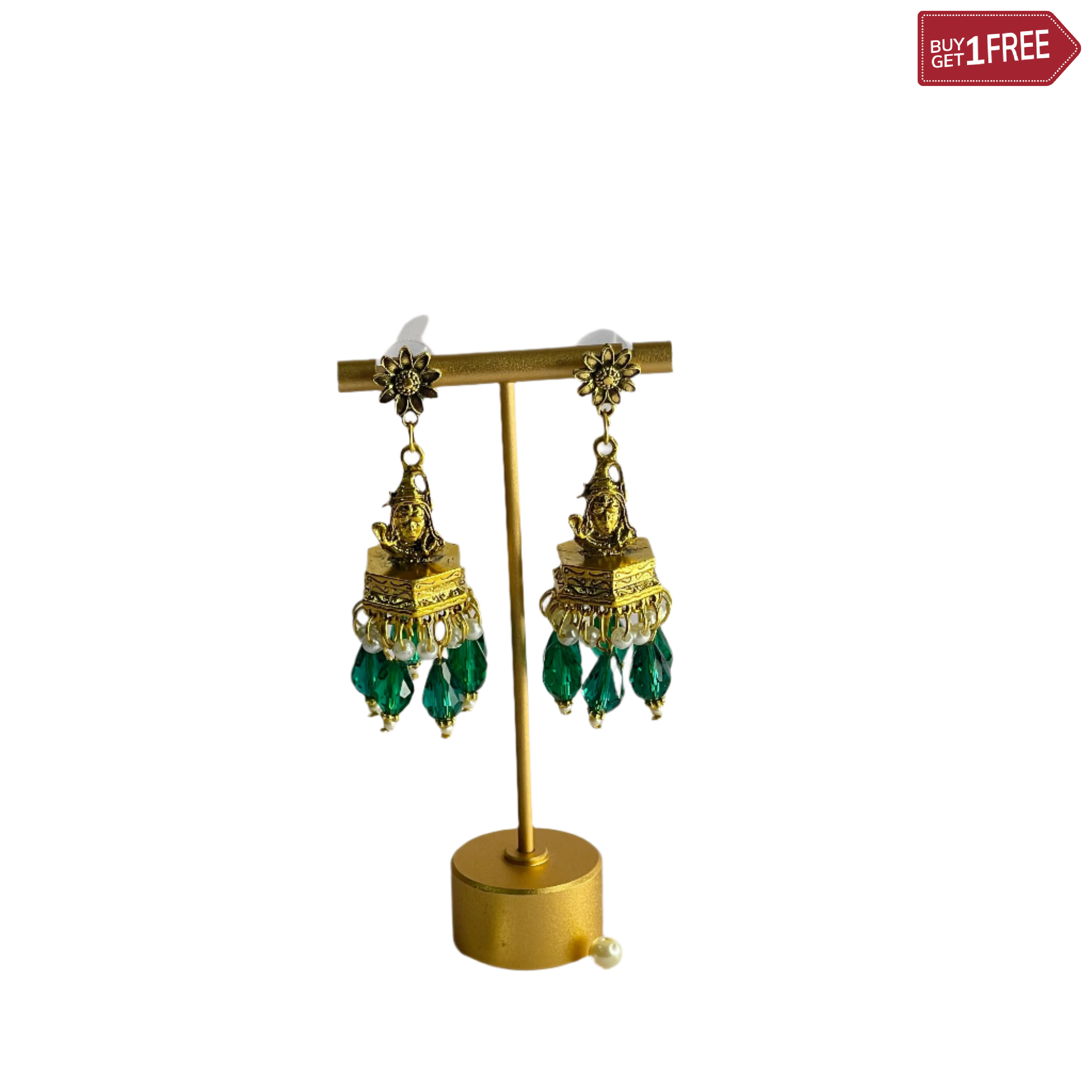 khoj city Oxidised Charms Multi Color Handmade Drop (Earrings) HM-ER-007