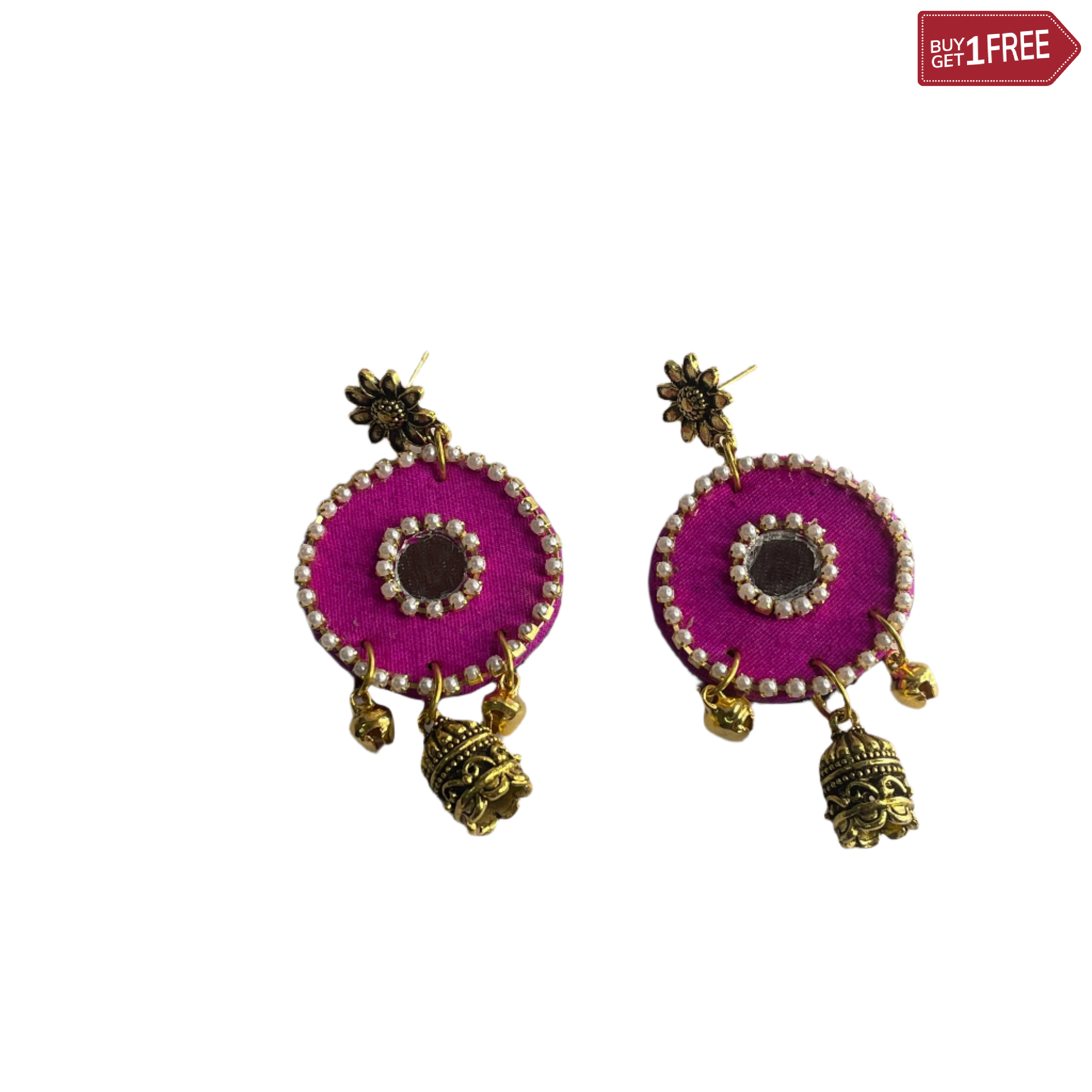 khoj city Oxidised Charms Multi Color Handmade Drop (Earrings) HM-ER-033