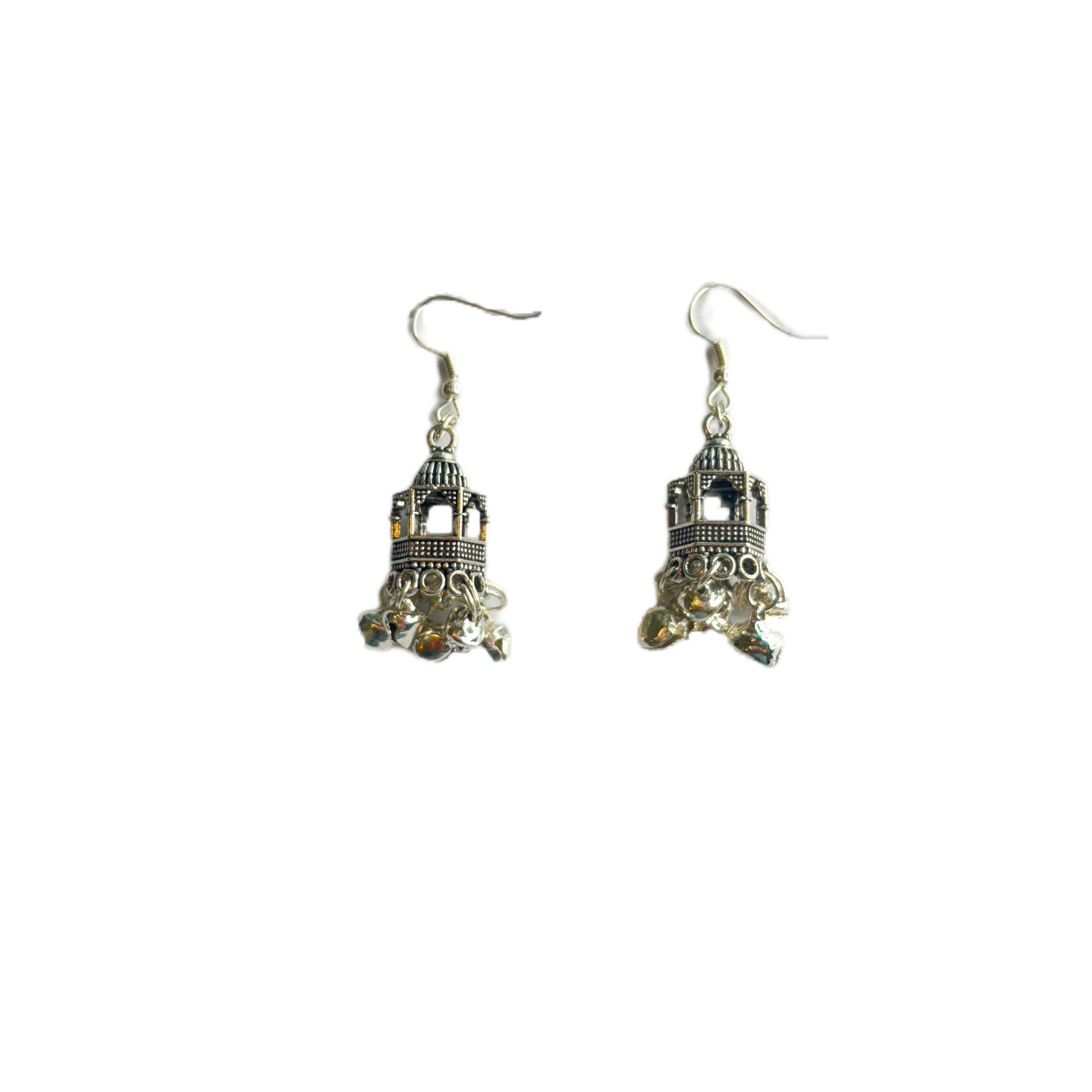 khoj city Oxidised Charms Multi Color Handmade Drop (Earrings) HM-ER-039